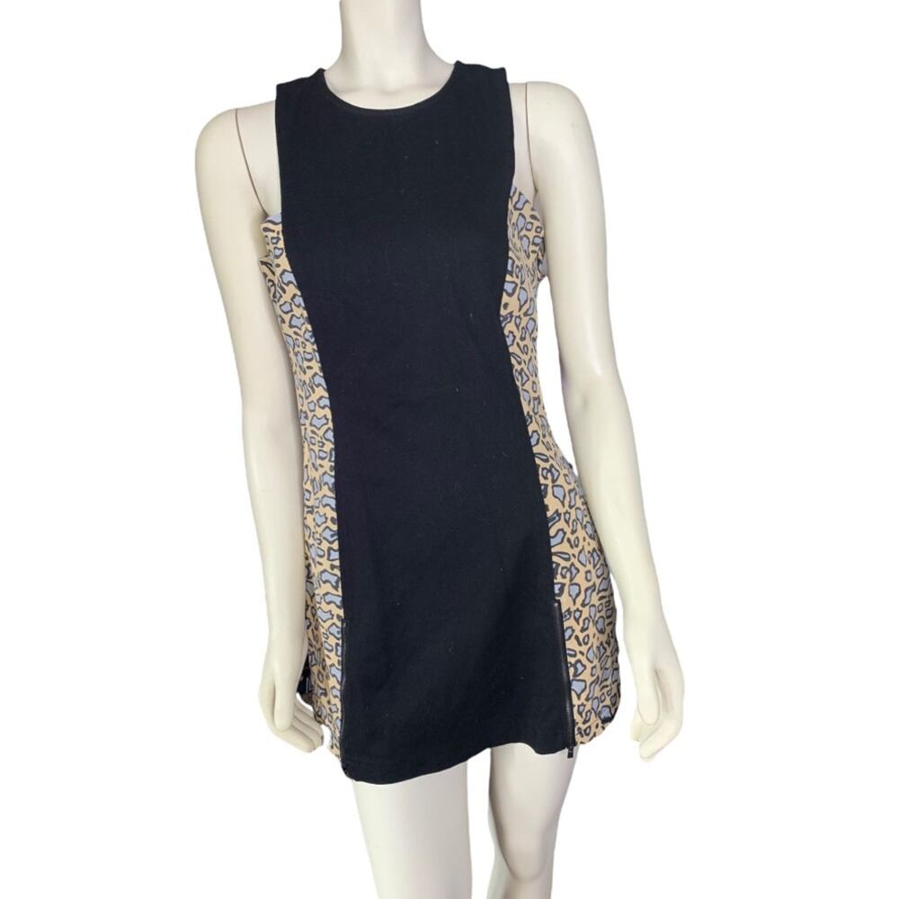 Insight 6 leopard animal sleeveless dress zippers